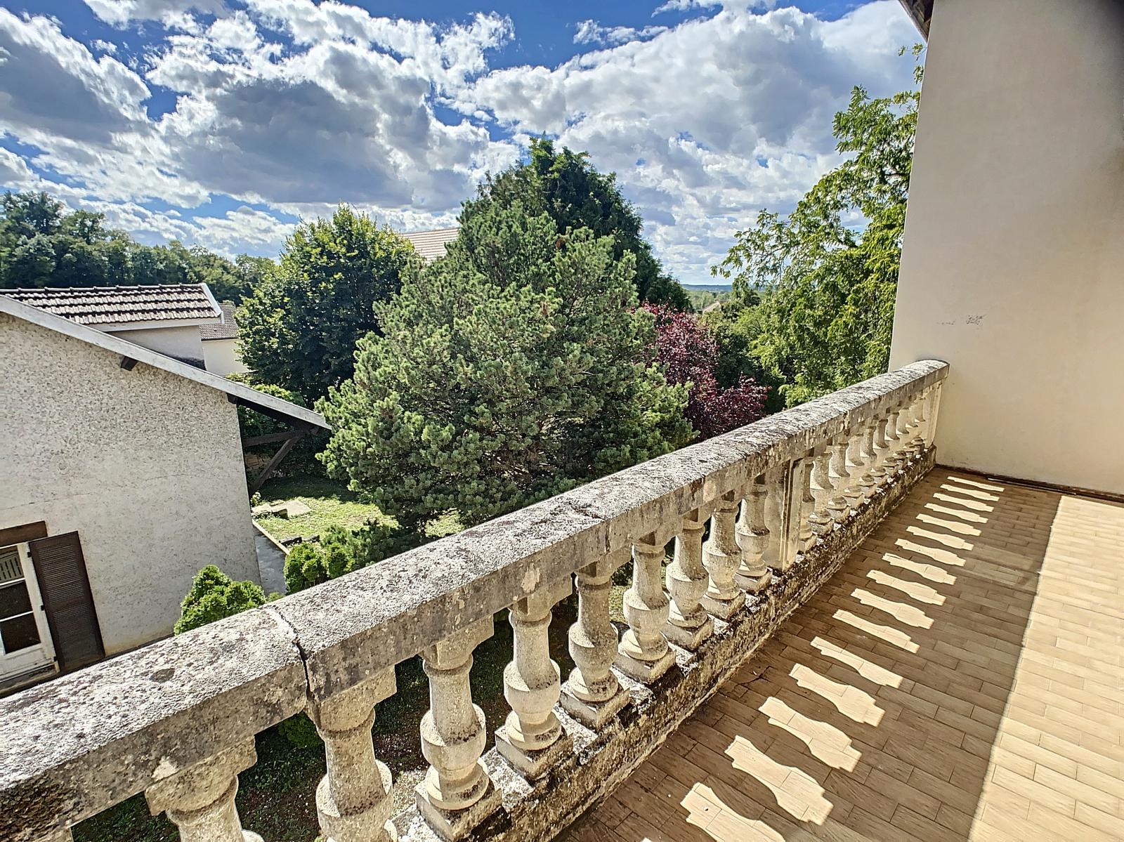 Avant travaux : la vue depuis le balcon
