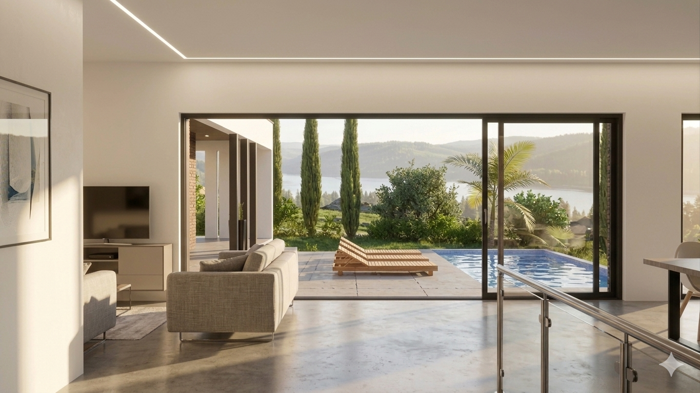 Construction d'une villa contemporaine à Saint-Maurice-de-Gourdans